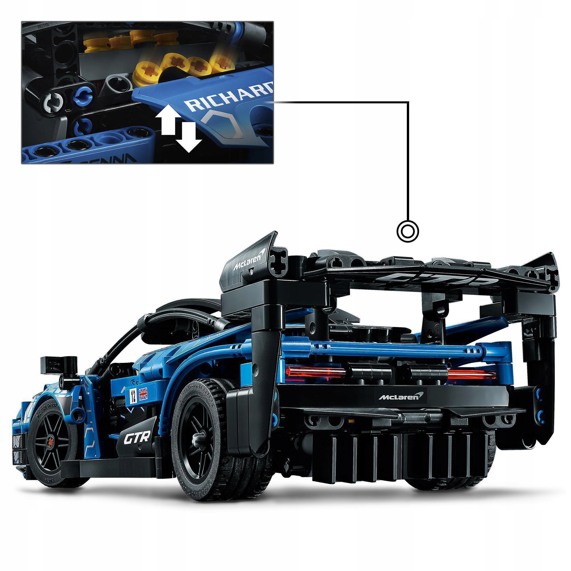 LEGO Technic McLaren Senna GTR 42123 + PREZENT Marka LEGO