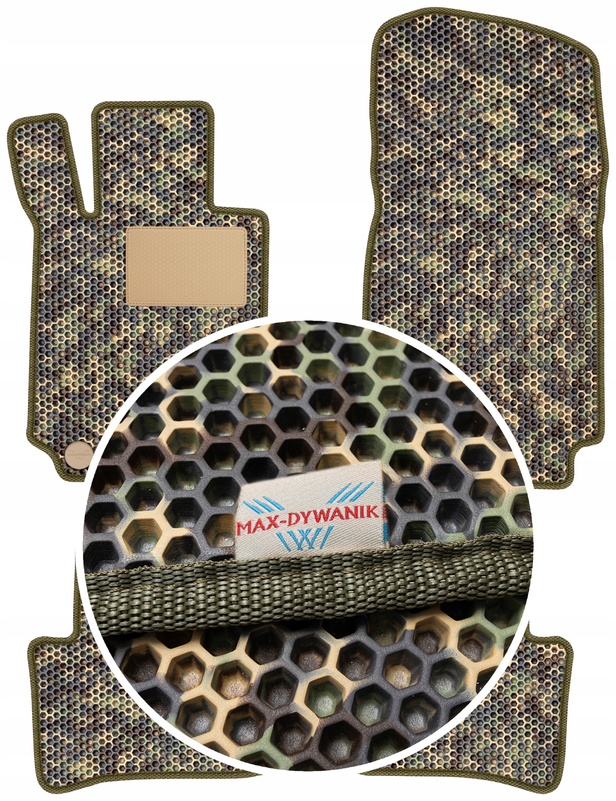 Mercedes C-Klasa W204 07-14 Gumové rohože do auta Eva Moro