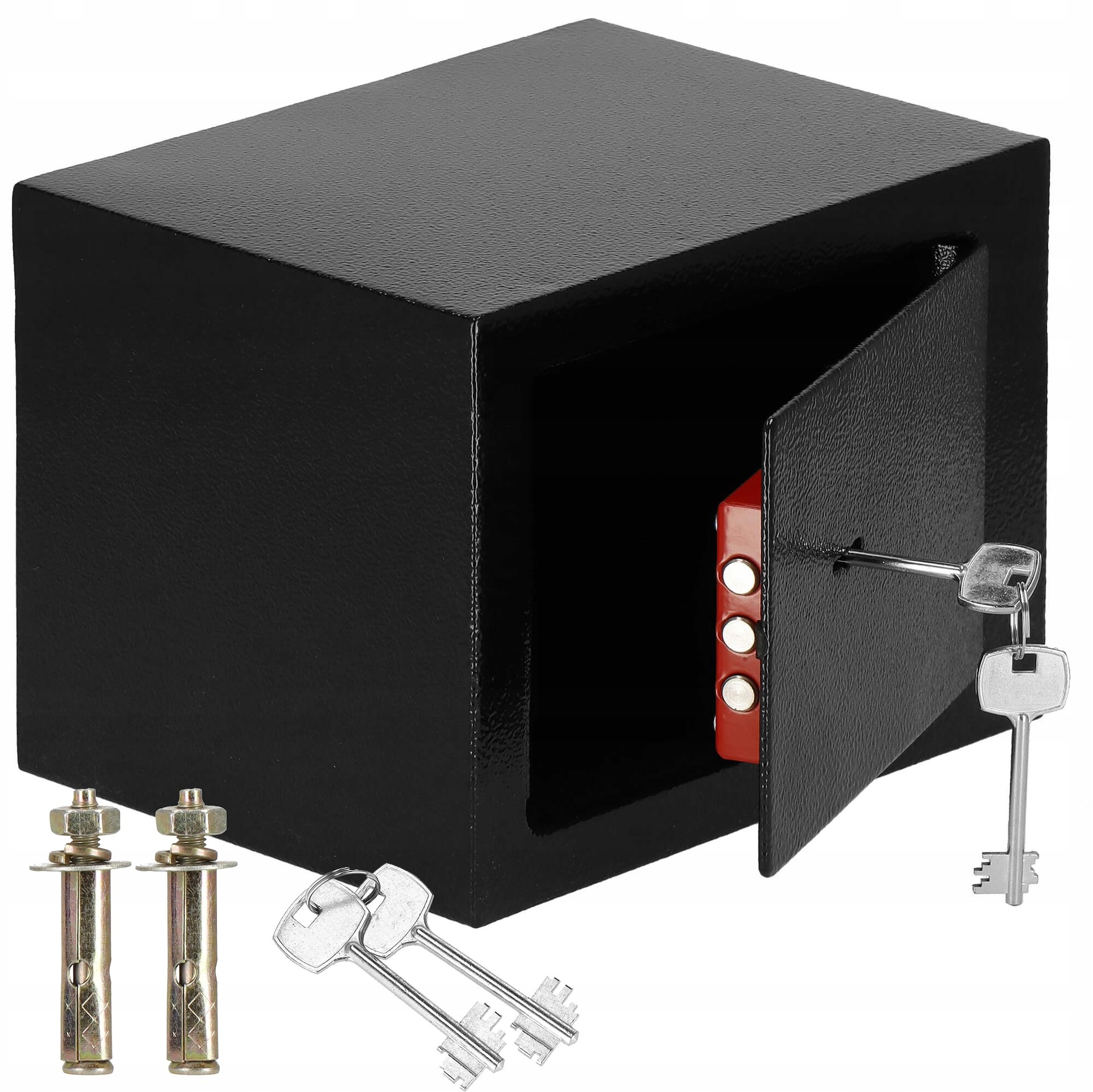 Sejf Domowy Na Klucz Kasteka Skrytka Solidny Mocny Kasa Pancerna Pieniądze