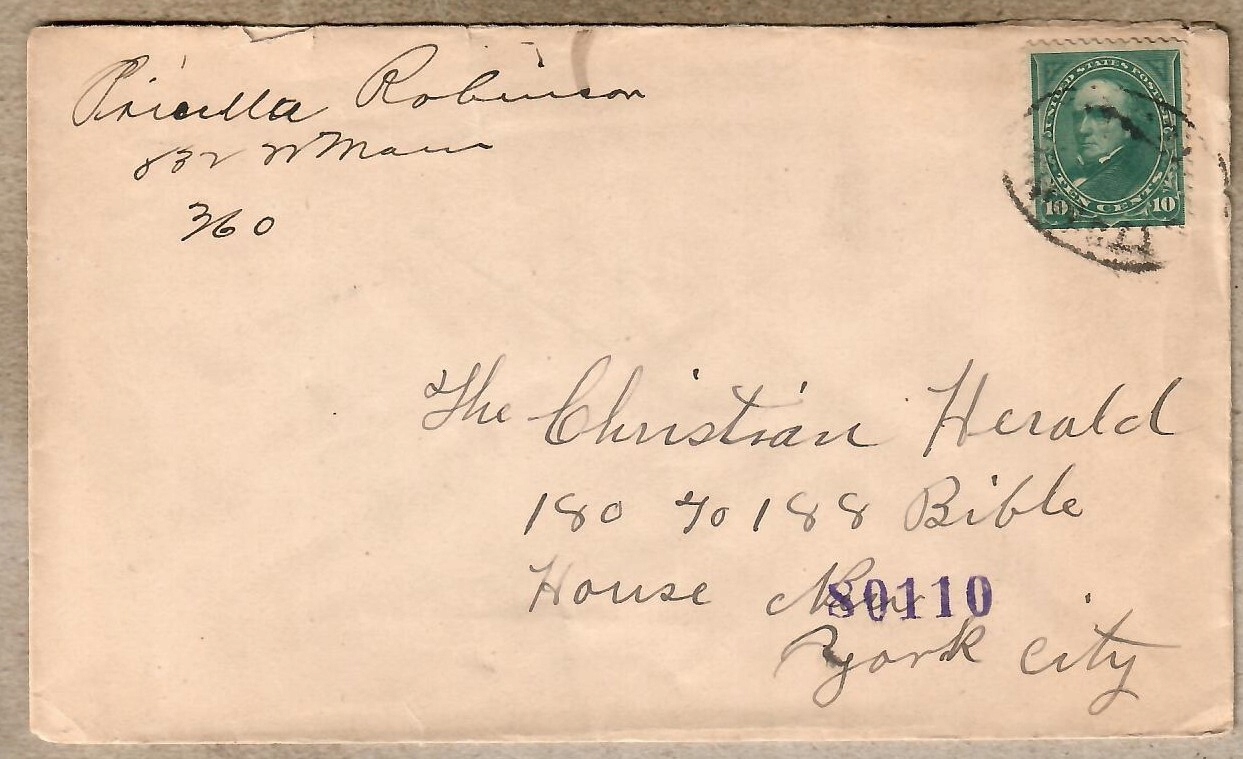 USA, 1896 r. koperta