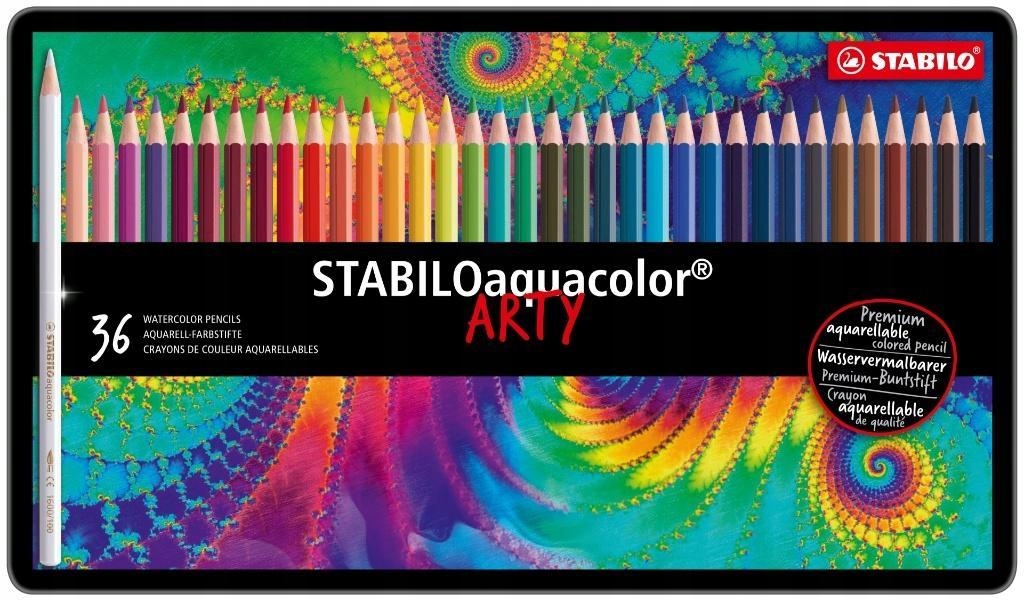 Pastelky Aquacolor 36 barev Stabilo