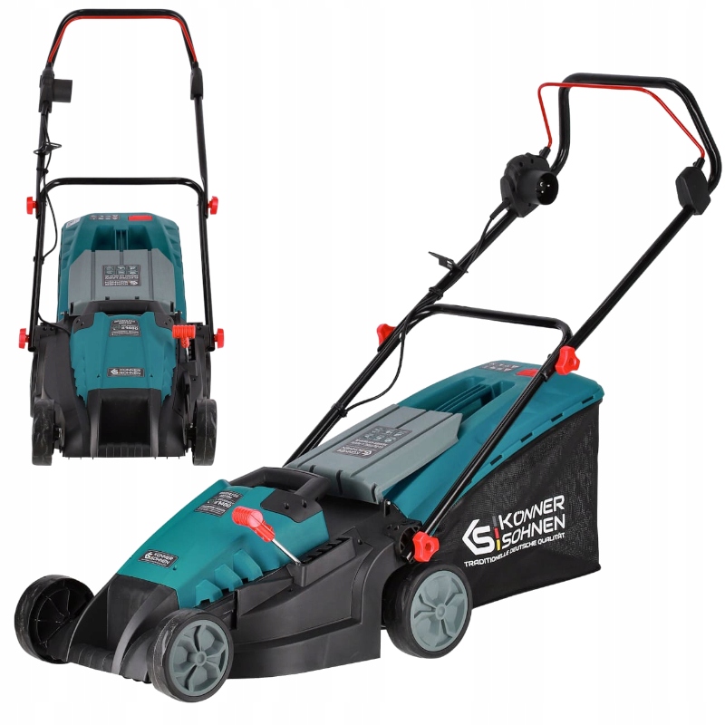 Ks 38LM -bl Kosiarka Elektryczna 1400W 50L K&s