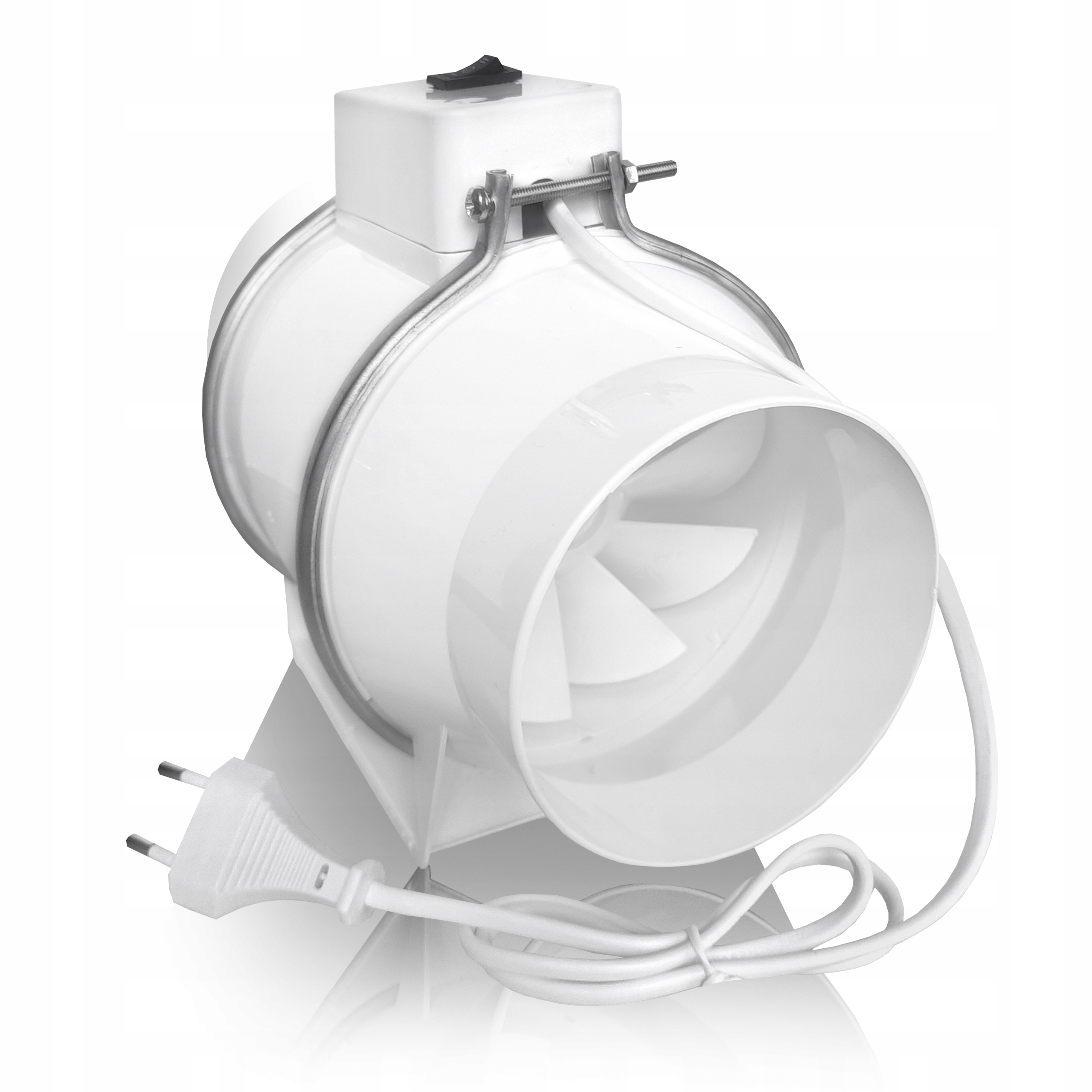 Wentylator kanałowy 100 nawiewno-wywiewny wydajny 180m3/h dwubiegowy