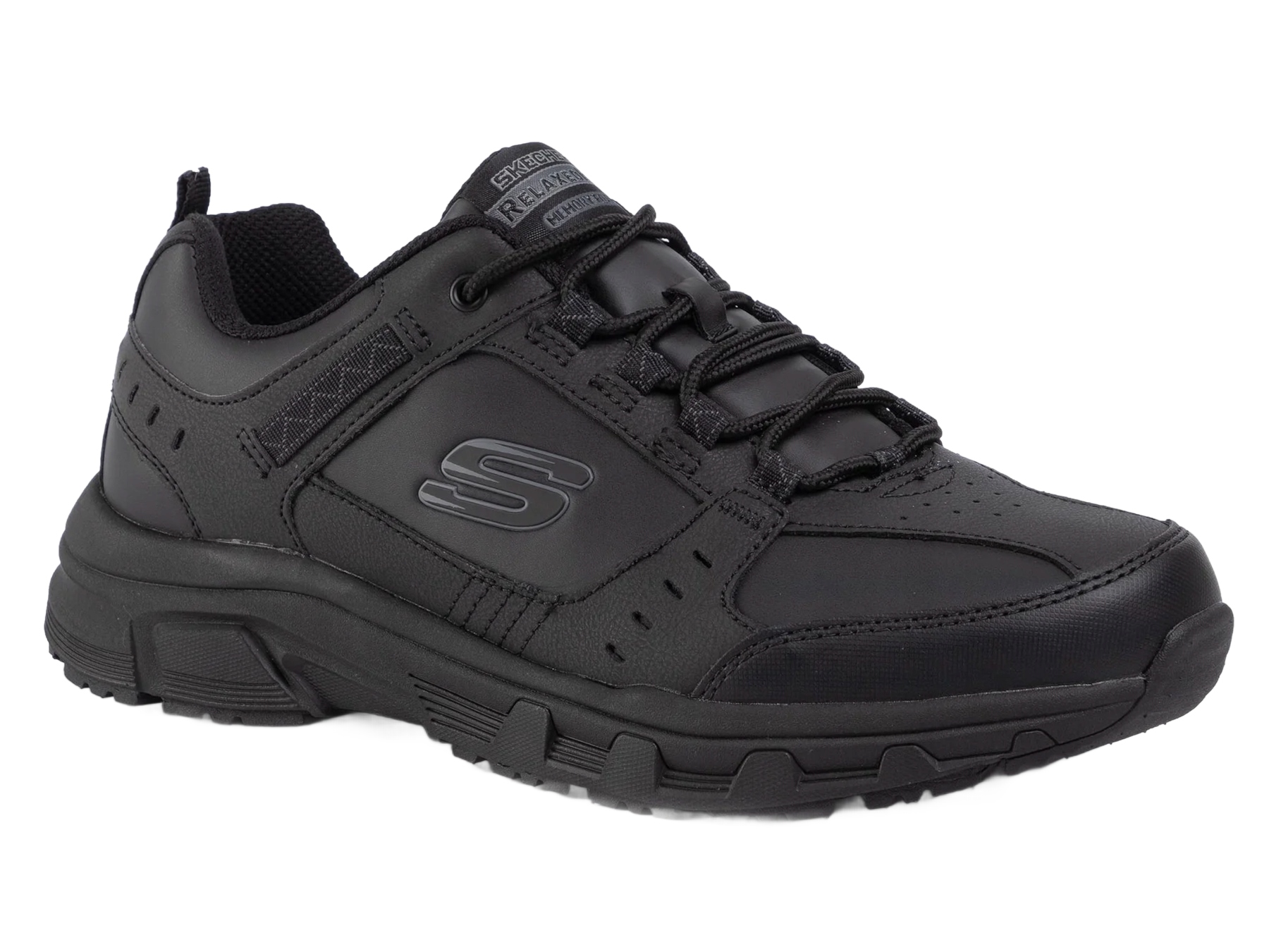 Sketchers Redwick Sportovní Boty Černé S Přírodní Kůží Vel. 42 J8B
