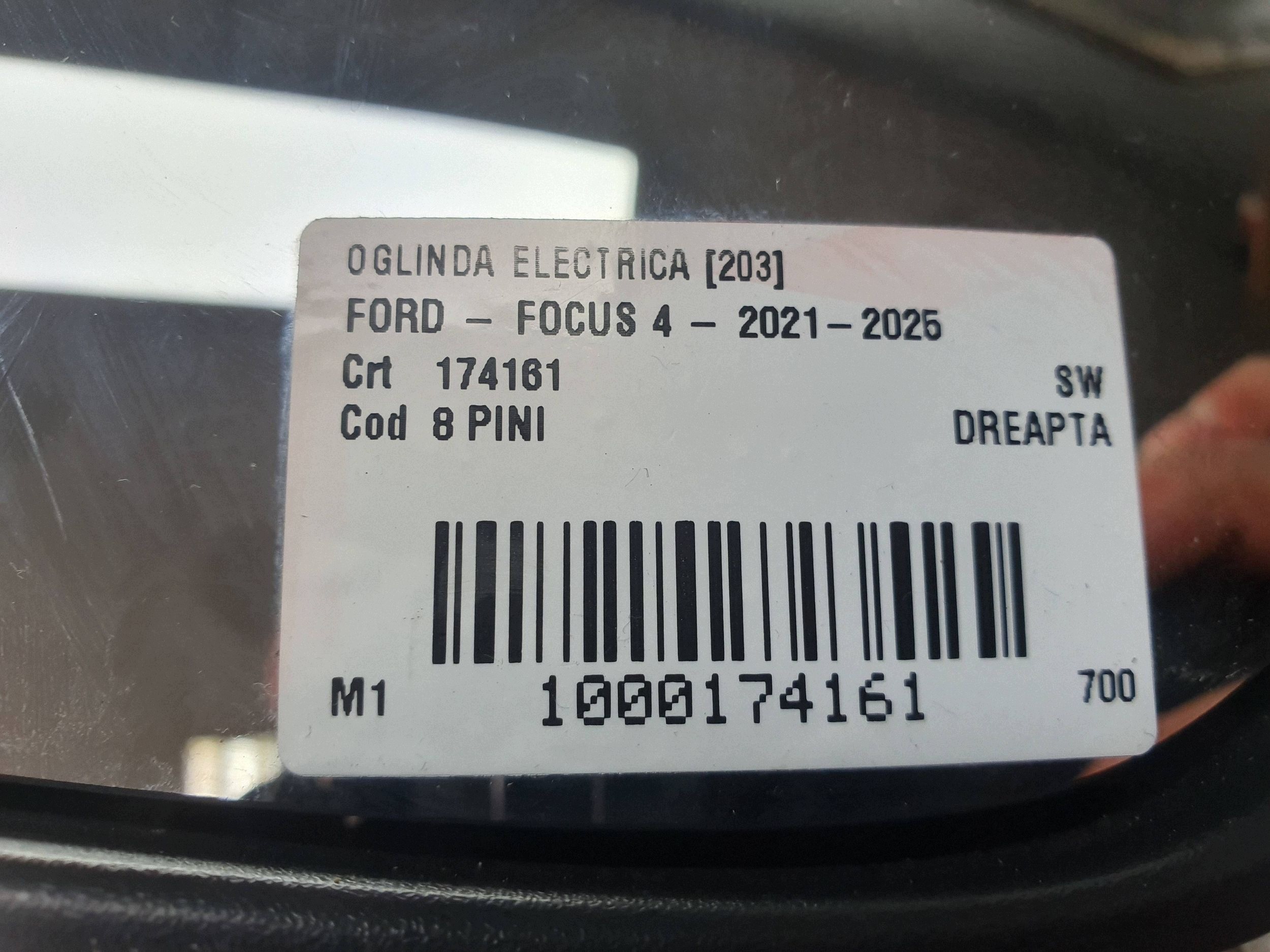 mirror right 8 PIN 212836696 FORD FOCUS MK4 EUROPA