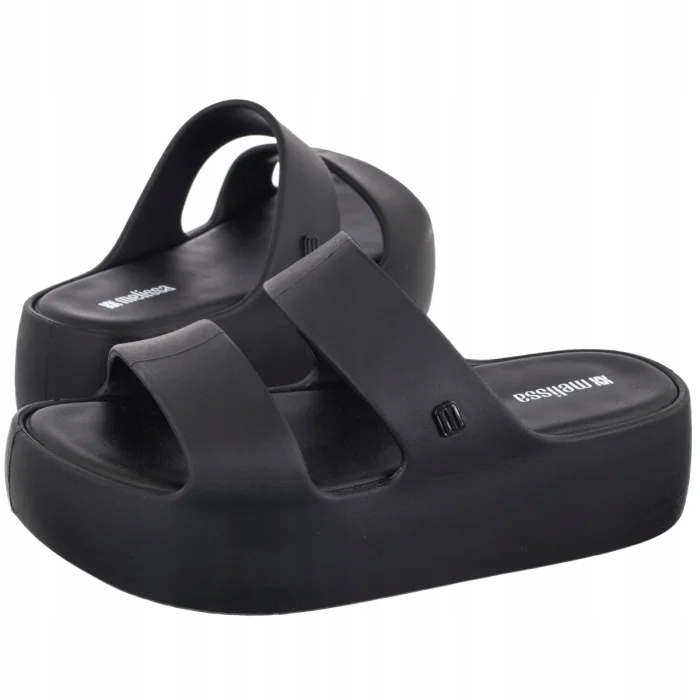 Dámské boty Nazouváky na platformě Melissa Free Line 37824 Black Černé