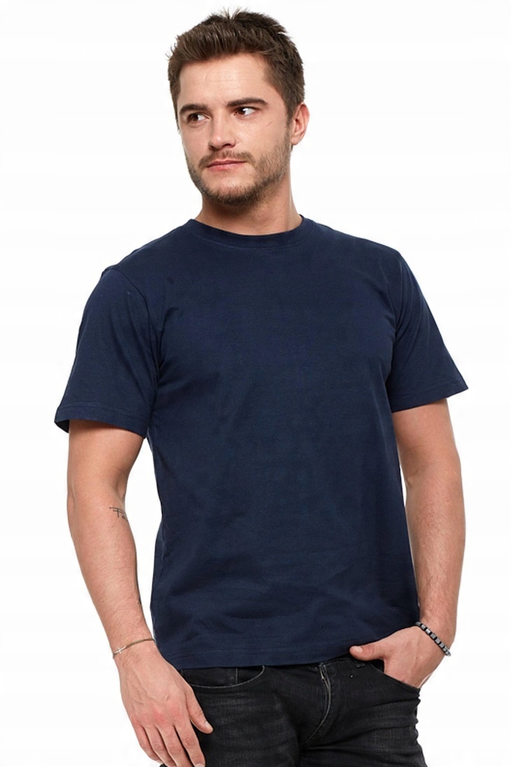 

T-shirt męski Moraj bawełniany 100% Granatowy XXL