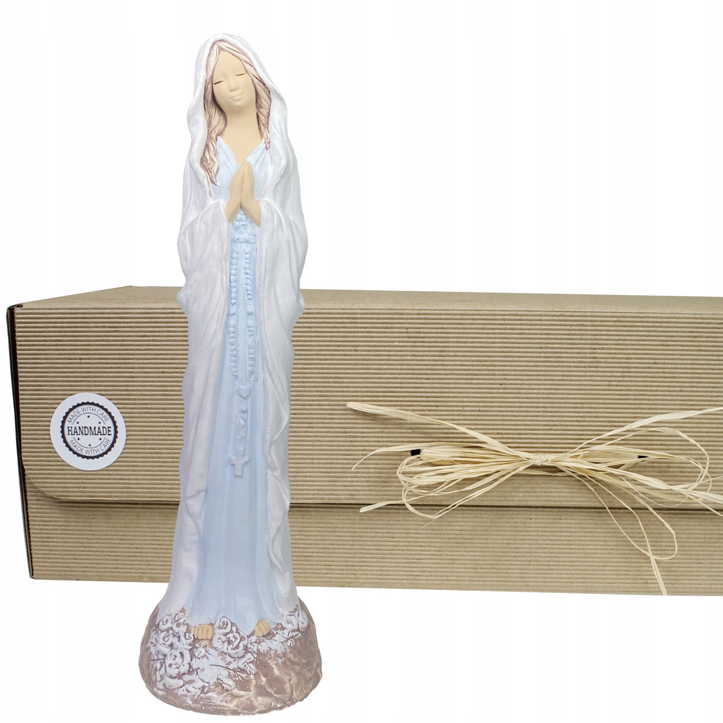 

Matka Boska Różańcowa Maryja Duża Figurka 38 cm