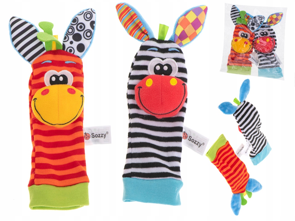 SKARPETKI NIEMOWLĘCE BEZUCISKOWE Z GRZECHOTKĄ