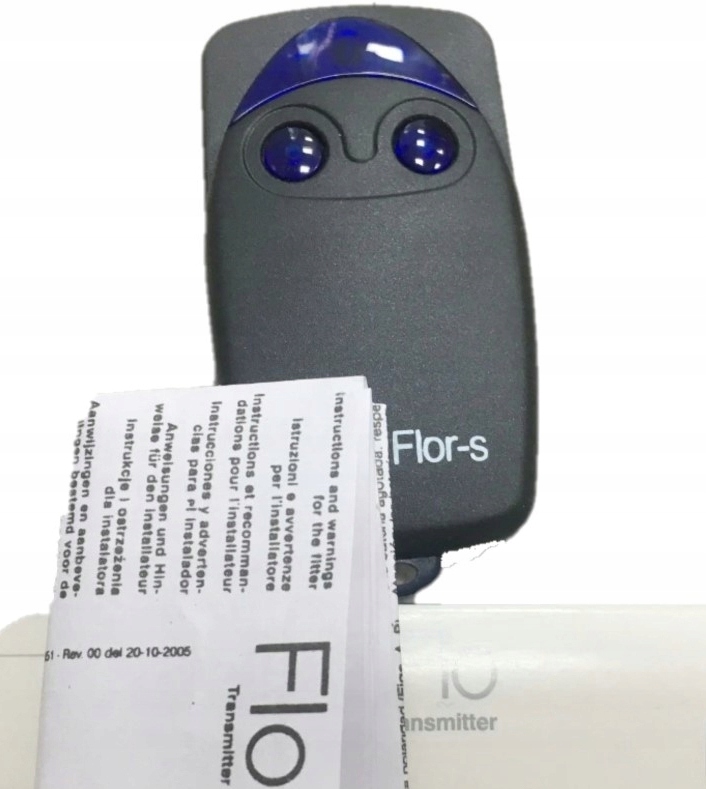 NICE FLOR-S NOWY FLOR2R PILOT DO BRAMY z BATERIĄ - Sklep, Opinie, Cena ...