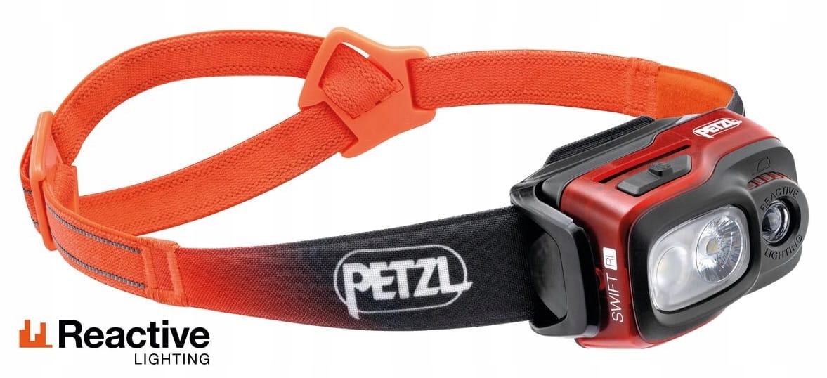 Latarka czołowa Petzl Swift Rl E095BB01 1100lm Usb-c Reactive pomaranczowa