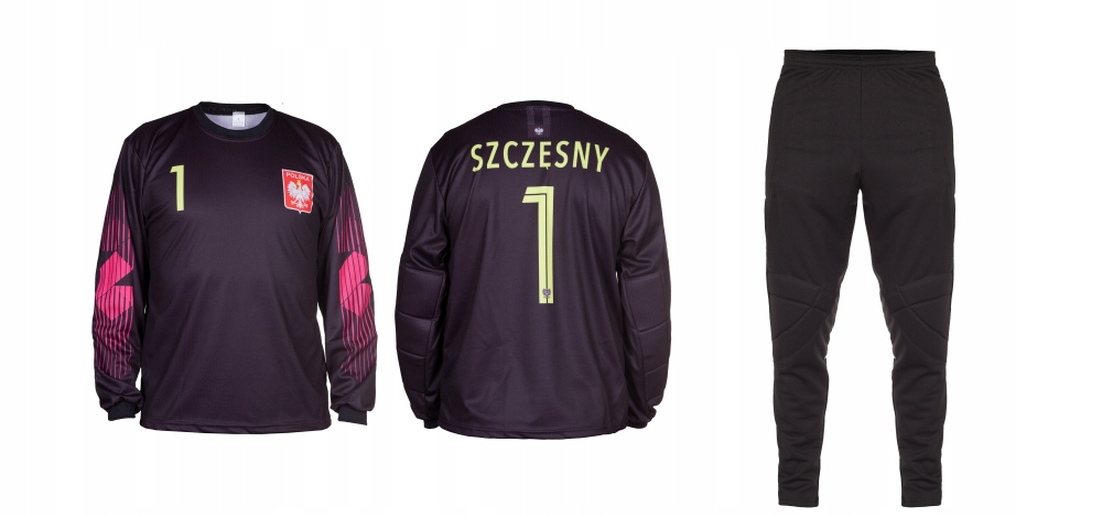 Brankářská souprava Szczęsny černý 128