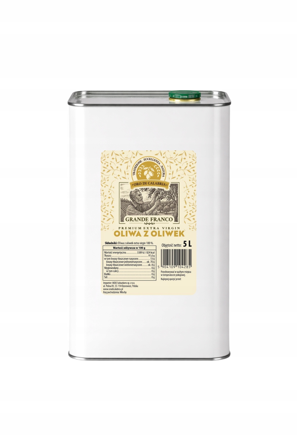 Levně Grande Franco – prémiový extra panenský olivový olej 5 l
