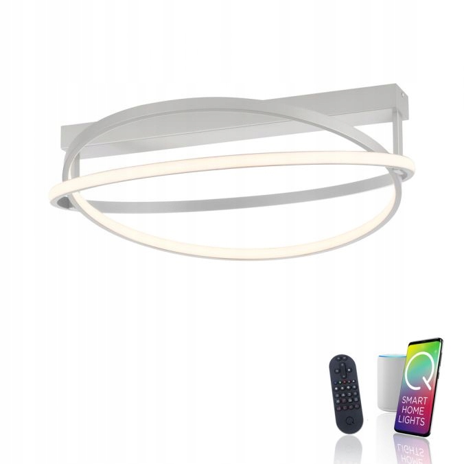 Lampa stropní svítidlo Led Q-Beluga 38W 2,7-5K 6739-55 Dálkový Ovladač Stmívač