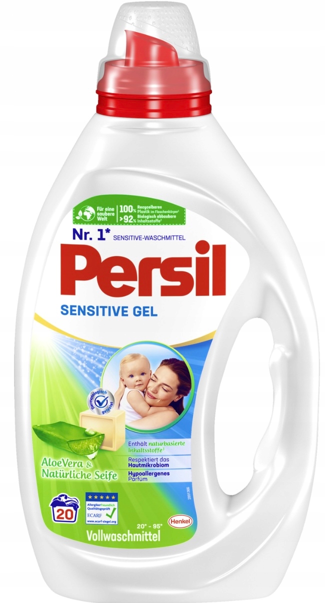 

persil Sensitive żel do prania 20 prań 900 ml De