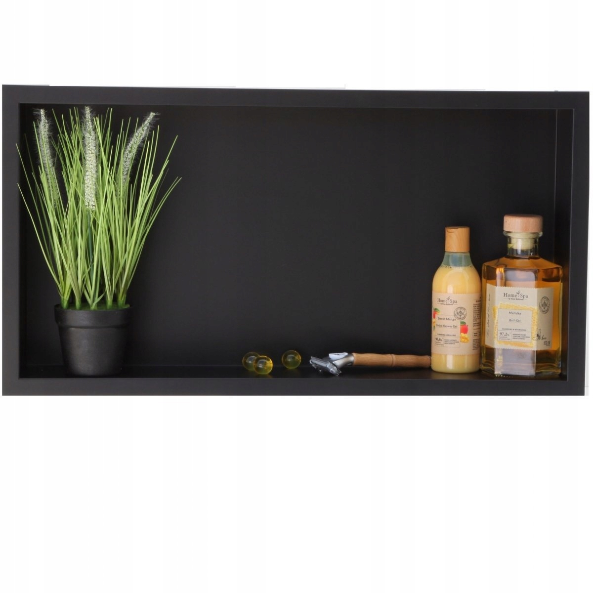 Półka wnękowa Wall Box One 60x30x10 Czarna