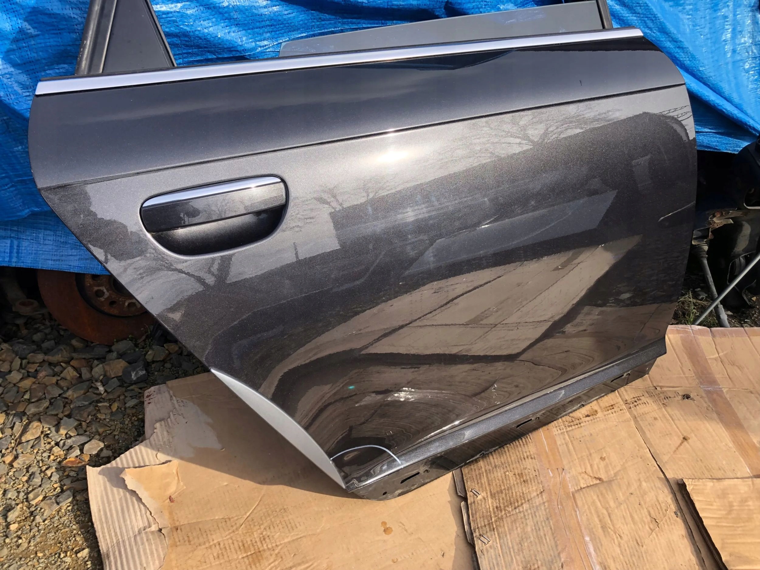 AUDI A6 C6 ALLROAD complete door right rear part LZ7L