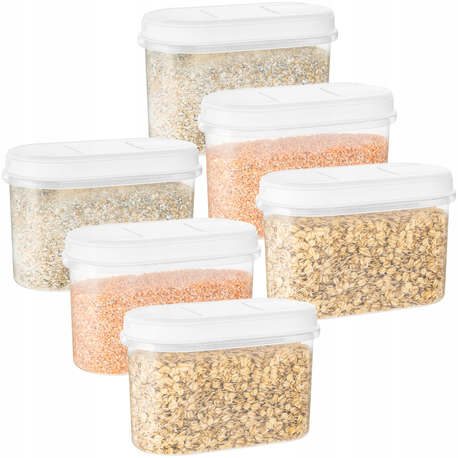 

Pojemnik Z Dozownikiem Margerit 1,2L Biały 6 Szt