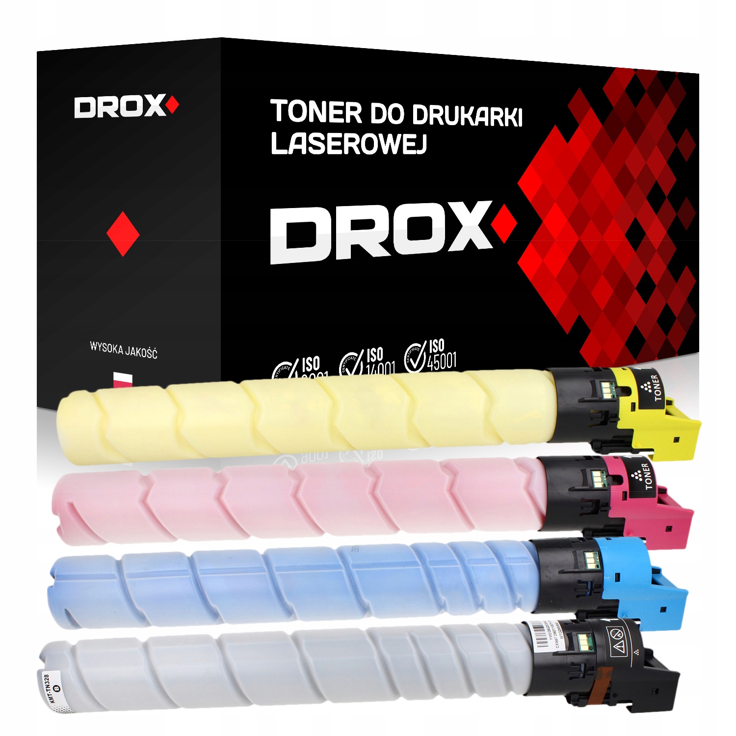 

4x toner Cmyk do Konica Minolta TN-328 BizHub C250