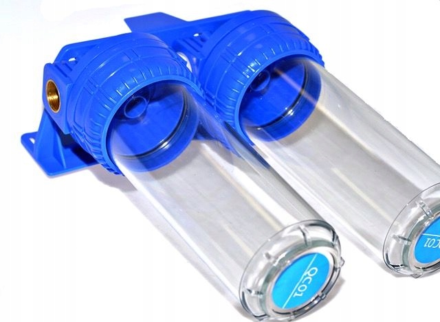 ZESTAW FILTRÓW DO WODY 2-STOPNIOWY 3/4 CALA Pojemność 12000 l