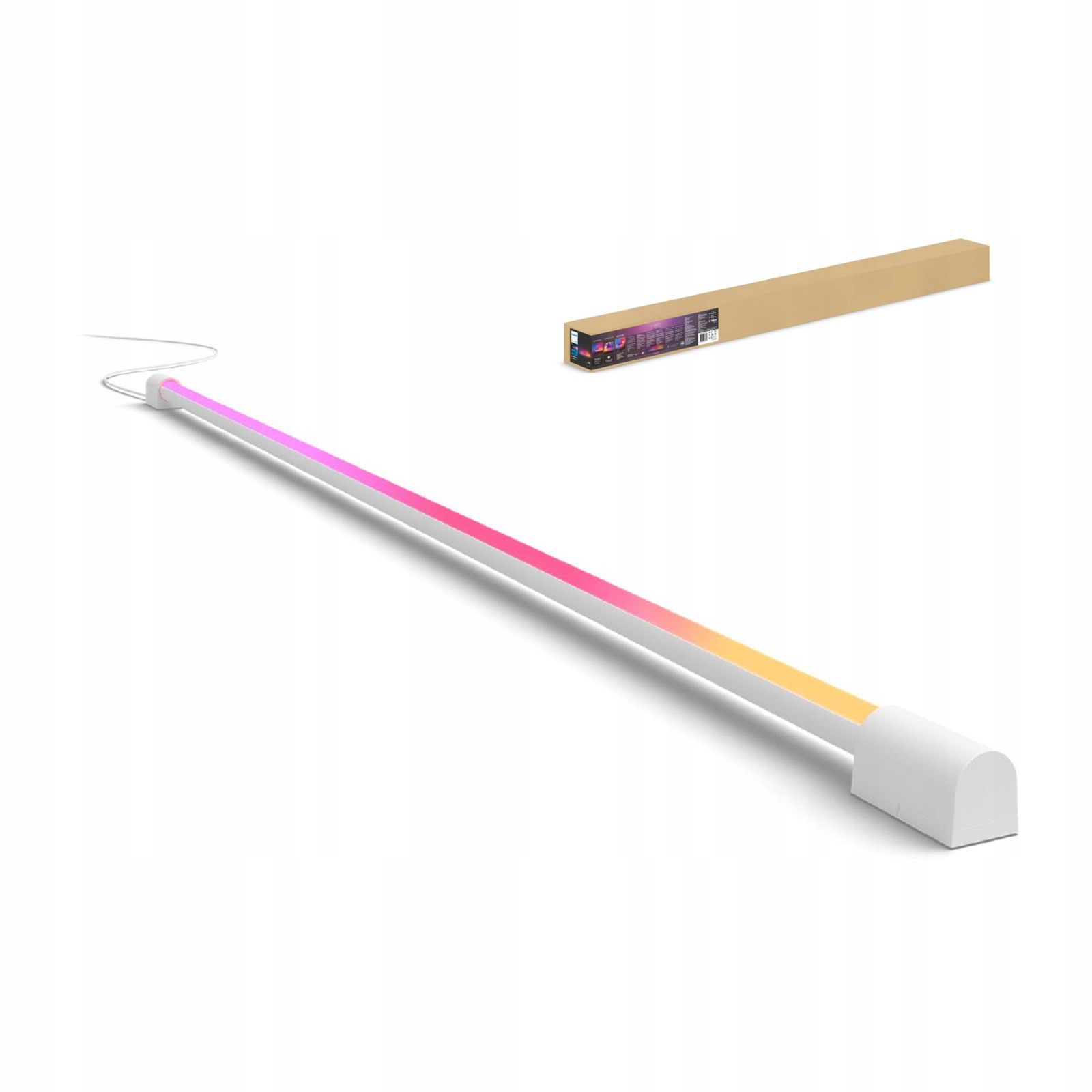 Led stolní lampa Play Tube Lineární Gradient Eu/uk 20W Cct Rgb Philips Hue