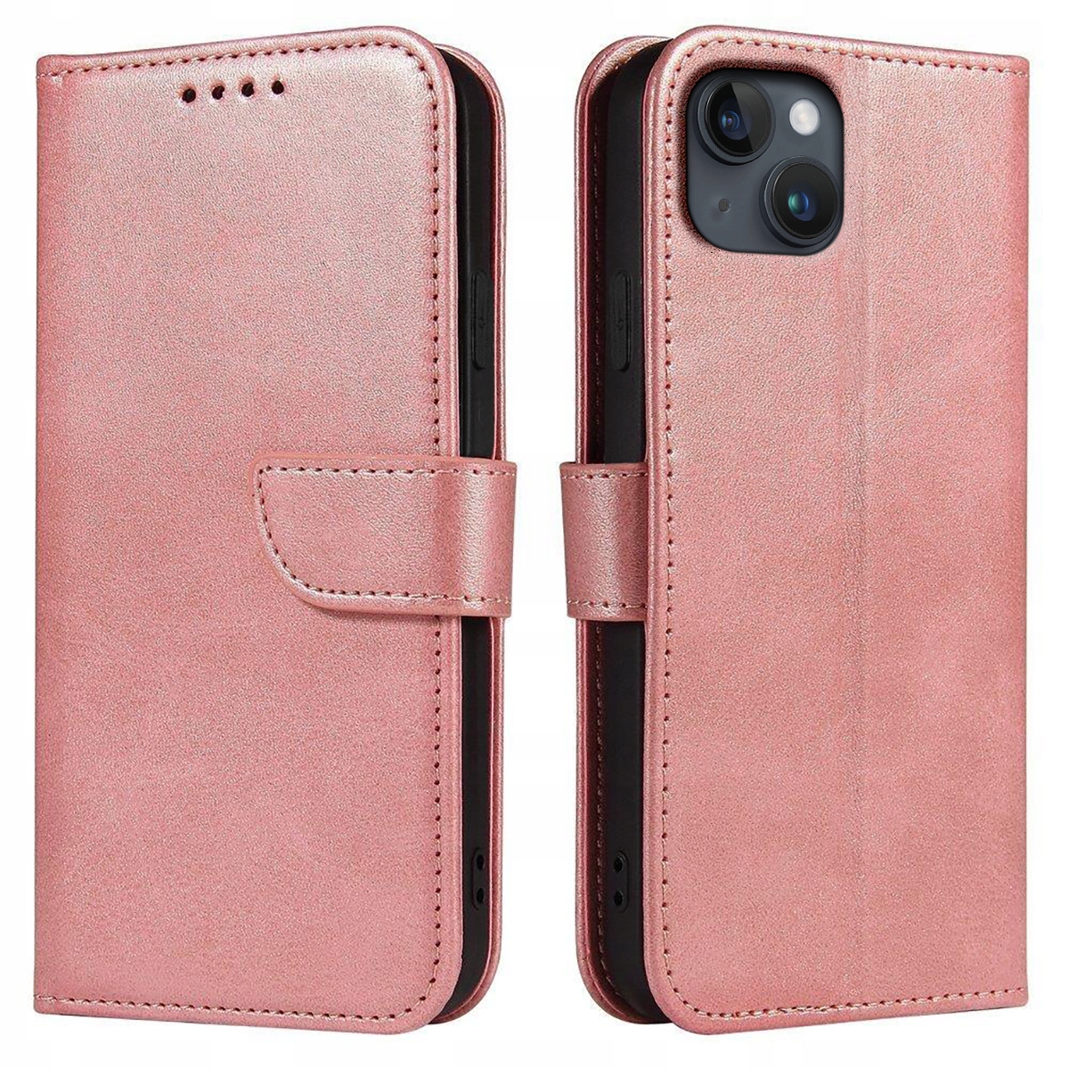 

Etui do iPhone 14 Skórzane Skin Case Szkło 9H
