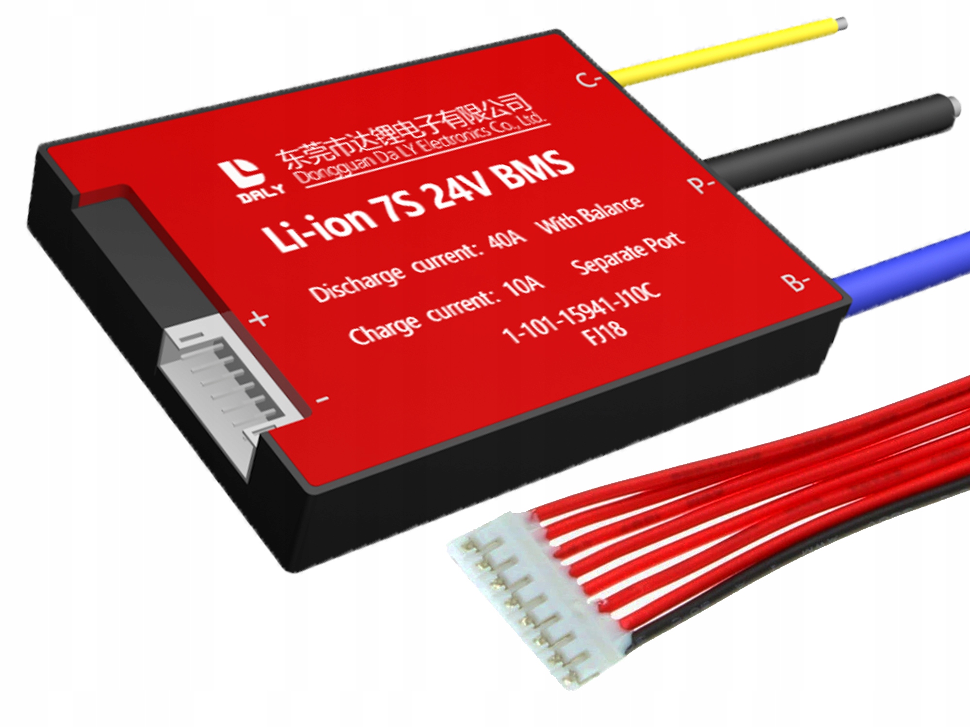 DALY Moduł BMS 7S 40A 140A 29,4V Li-ion IP67 PCM Balanser