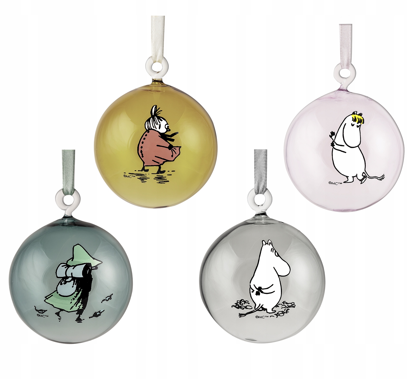 

Bombki Muminki Tove Jansson zestaw 4 szt. Muurla