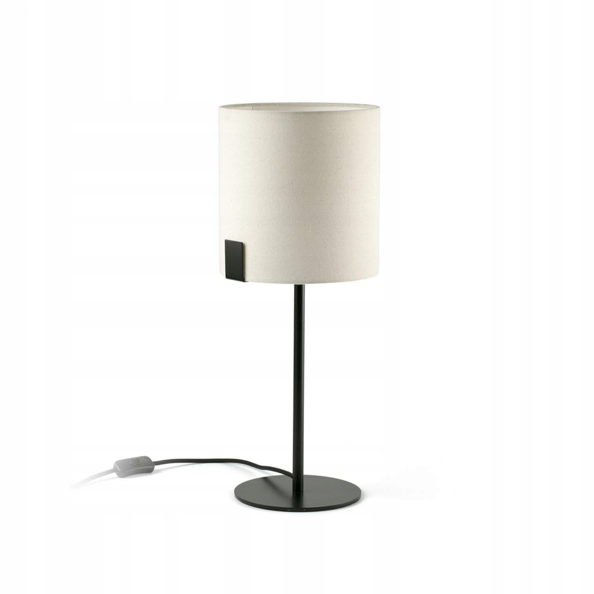Stolová lampa Faro Nila čierna a biela, minimalistický moderný dizajn, E27