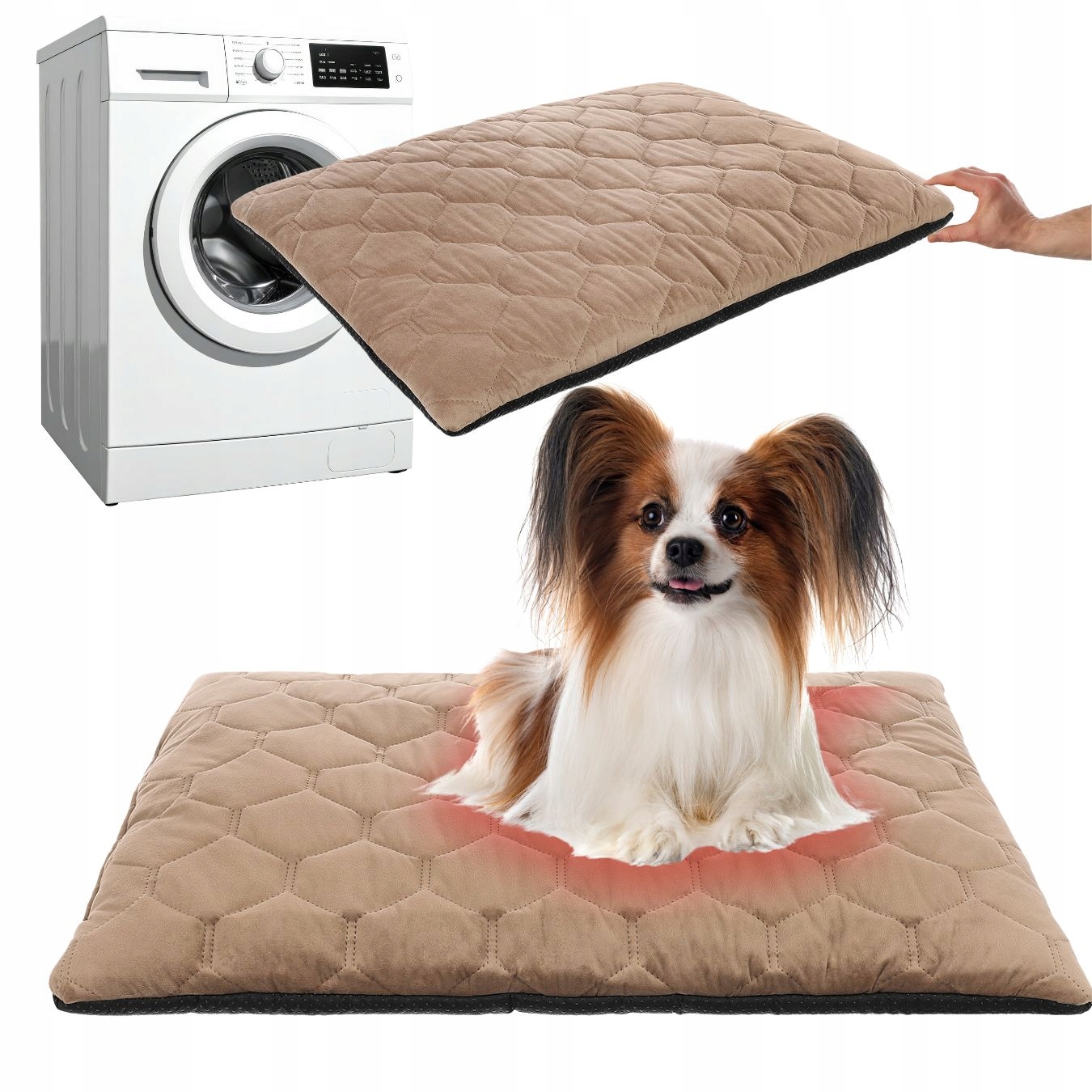 Levně Matrace pro psa Pelíšek Pik hrubé 6 cm na praní Termoizolační Podložka S