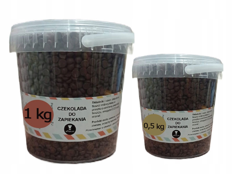 Czekolada Do Zapiekania Nietopliwa Kropelki 1kg Rodzaj ozdoby czekoladowe