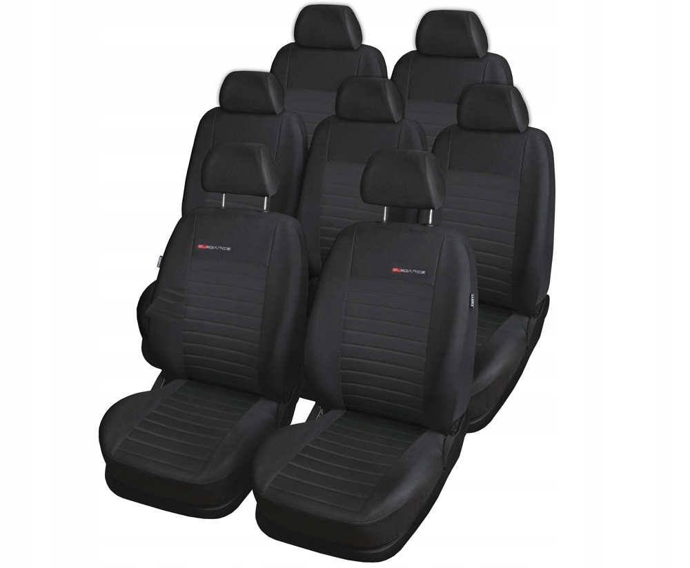 Poťahy na sedadlá vyrobené na mieru pre Seat Alhambra II 7-miestny model 2010-