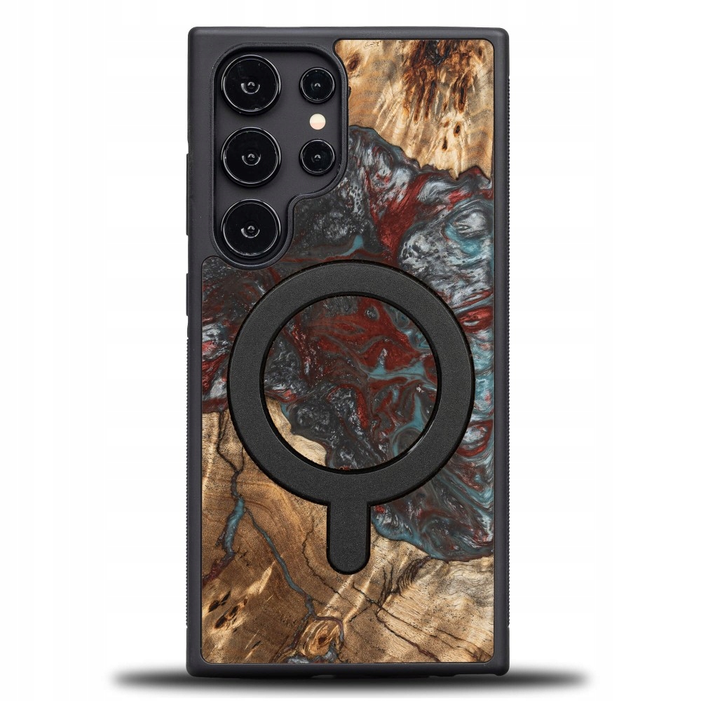 Pouzdro Bewood Unique pro Samsung Galaxy S24 Ultra Planets Plutonium s MagSafe