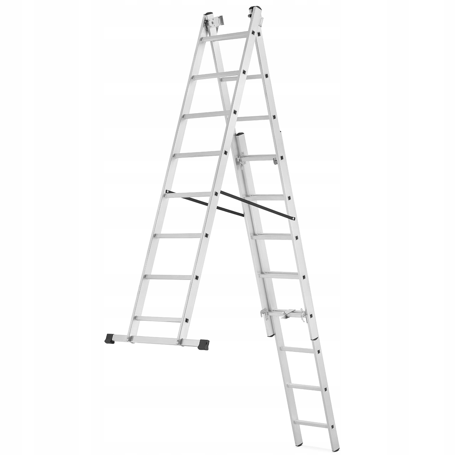 Drabina aluminiowa wielofunkcyjna z adaptacją na schody 3x8 HIGHER 150kg — 15