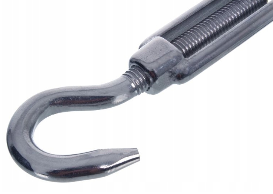 ŚRUBA RZYMSKA NIERDZEWNA A4-AISI 316 M8/ HAK-HAK Model ŚRUBA RZYMSKA NIERDZEWNA