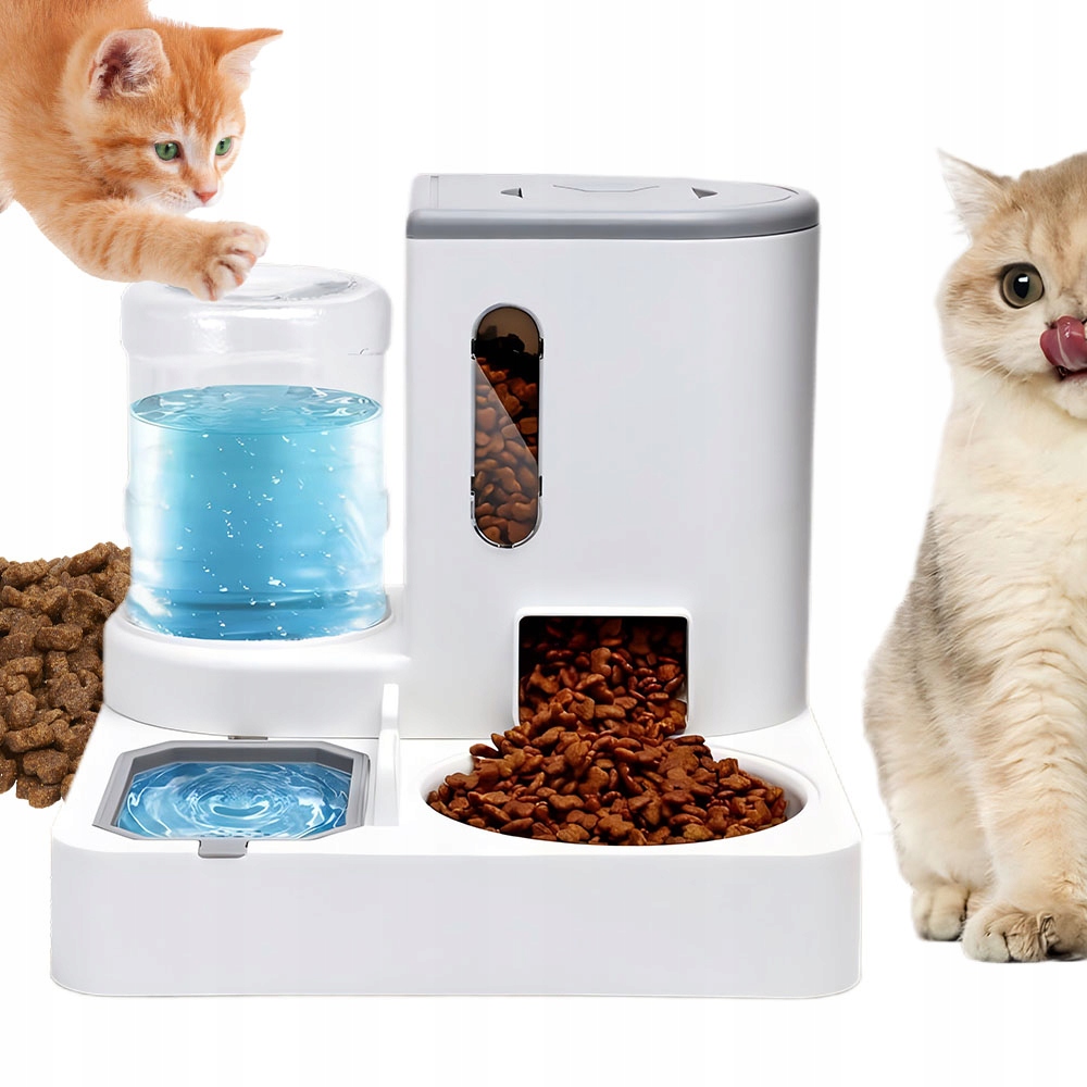 Levně Automatický Inteligentní Dávkovač Krmiva Pro Psa Kočku 2.3L 2v1