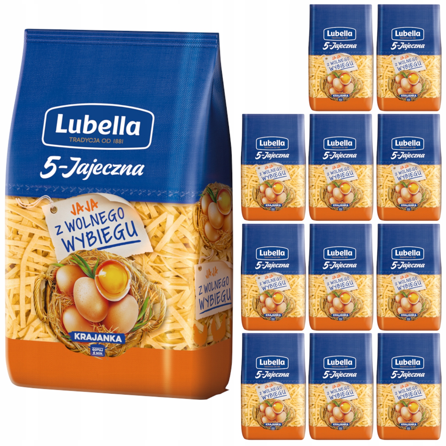 Makaron Jajeczny Lubella Krajanka 5 jaj 12x400g