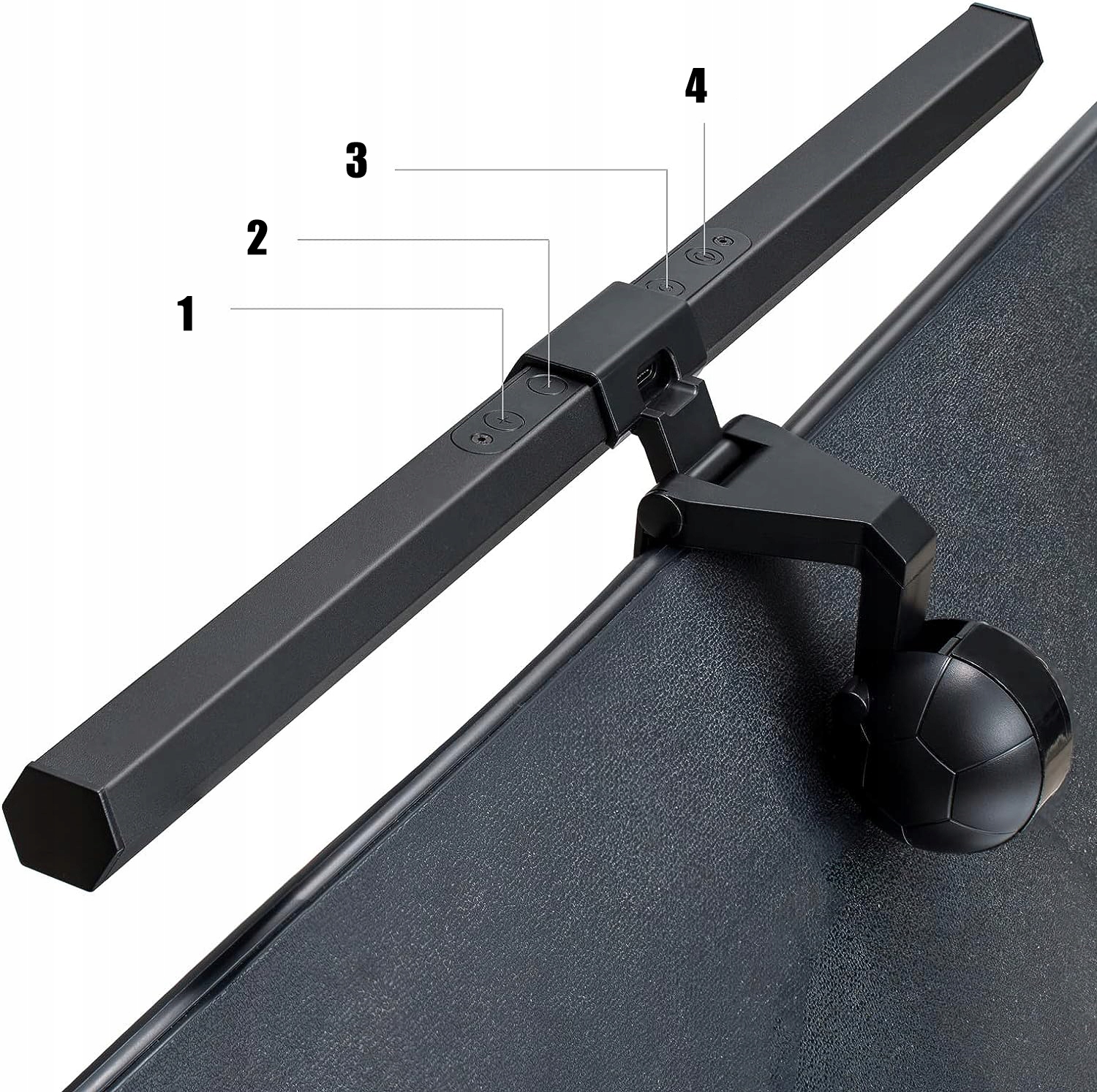 LAMPKA DO KOMPUTERA LAPTOPA UCHWYT NA EKRAN DO MONITORA REGULACJA Rodzaj gwintu zintegrowane źródło LED