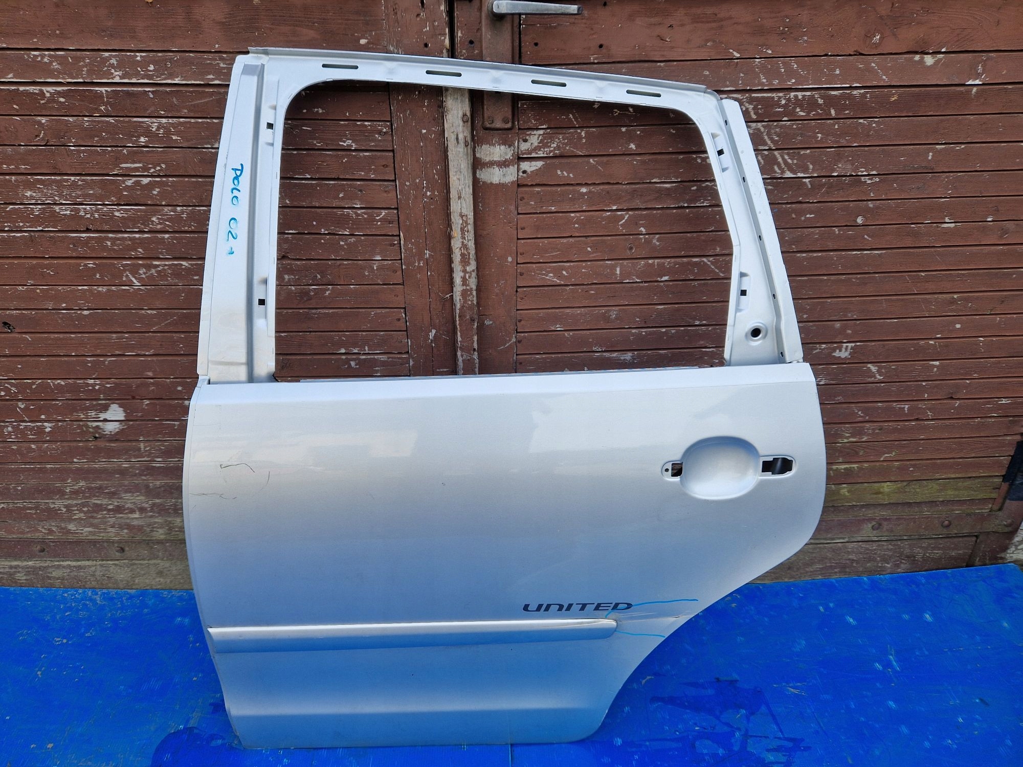 TÜR LINKS HINTEN VW POLO IV 2002R->2008R
