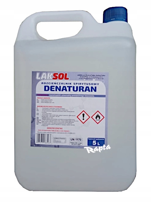 Denturan 5L denaturat BEZBARWNY etylowy LAKSOL