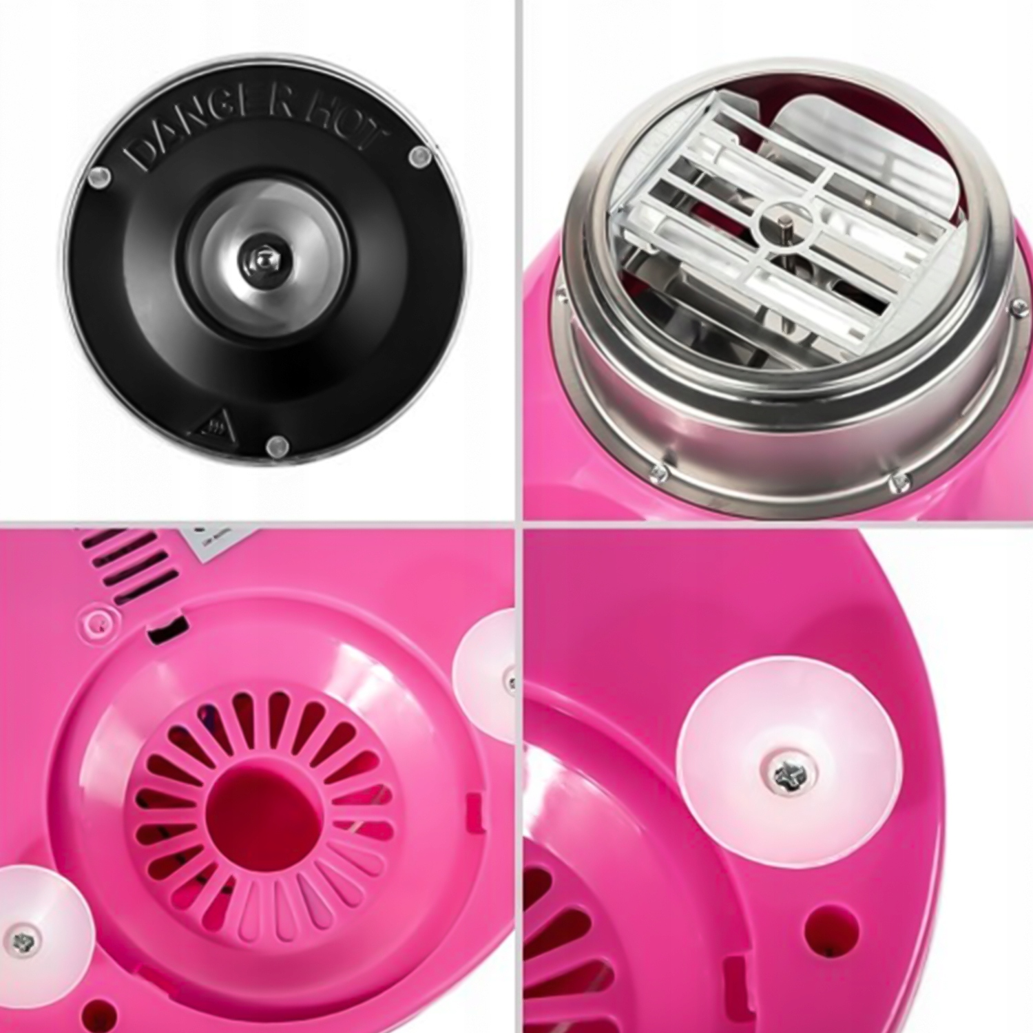 Zestaw Maszyna do Waty Cukrowej + Cukier 24x 100g Saszetki+ Patyki+ Posypki Marka bez marki