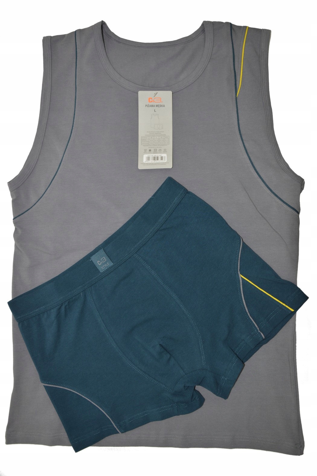 

Piżama Męska Koszulka Bokserki C+3 m6 XL
