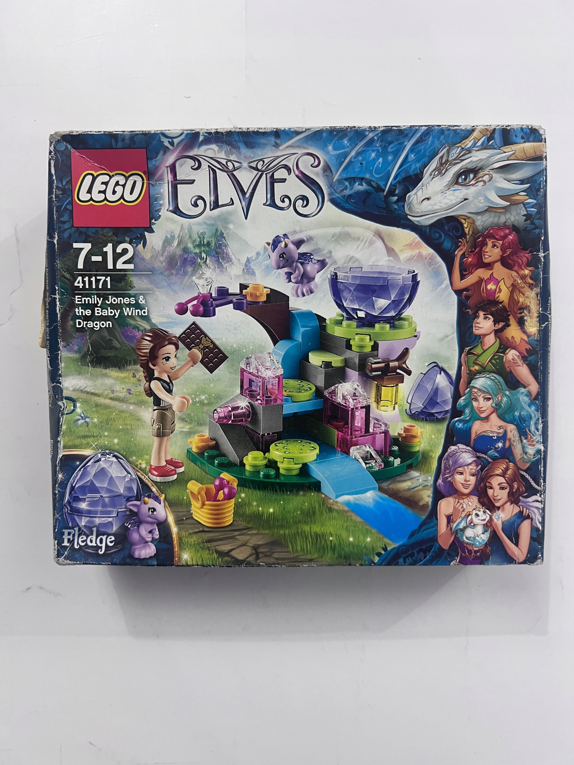 Lego 41171 Elves Emily Jones i mały Smok Wiatru Unikat z 2016