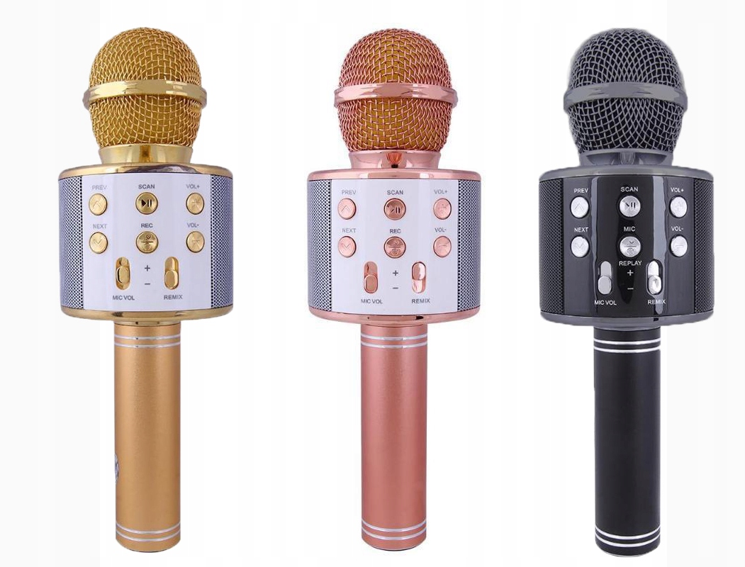 MIKROFON BEZPRZEWODOWY KARAOKE BLUETOOTH GŁOŚNIK Rodzaj do karaoke