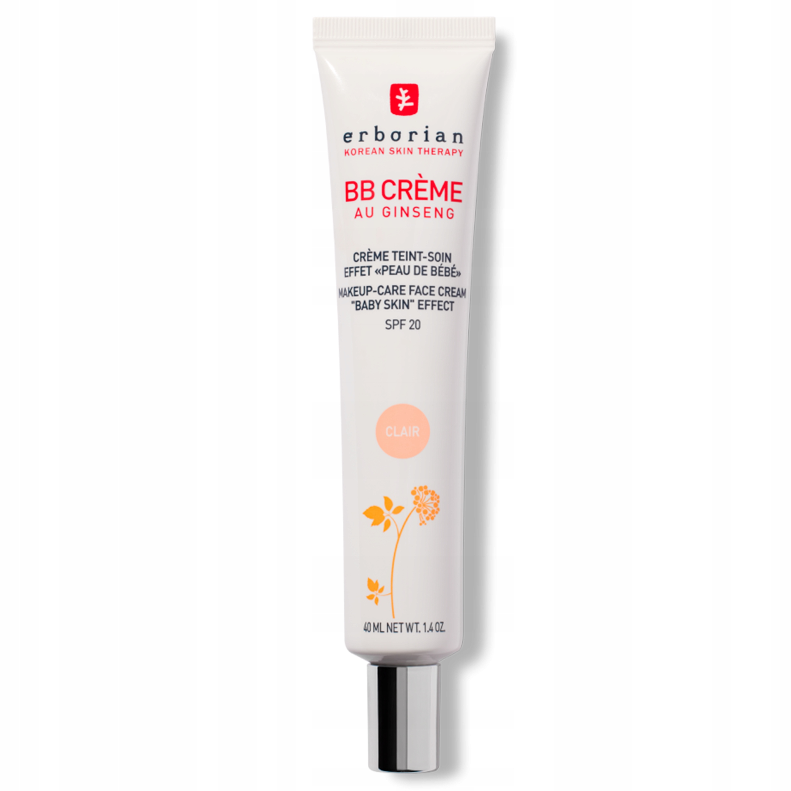 Pleťový krém Erborian Bb Creme Make Up-Care Clair 40 ml
