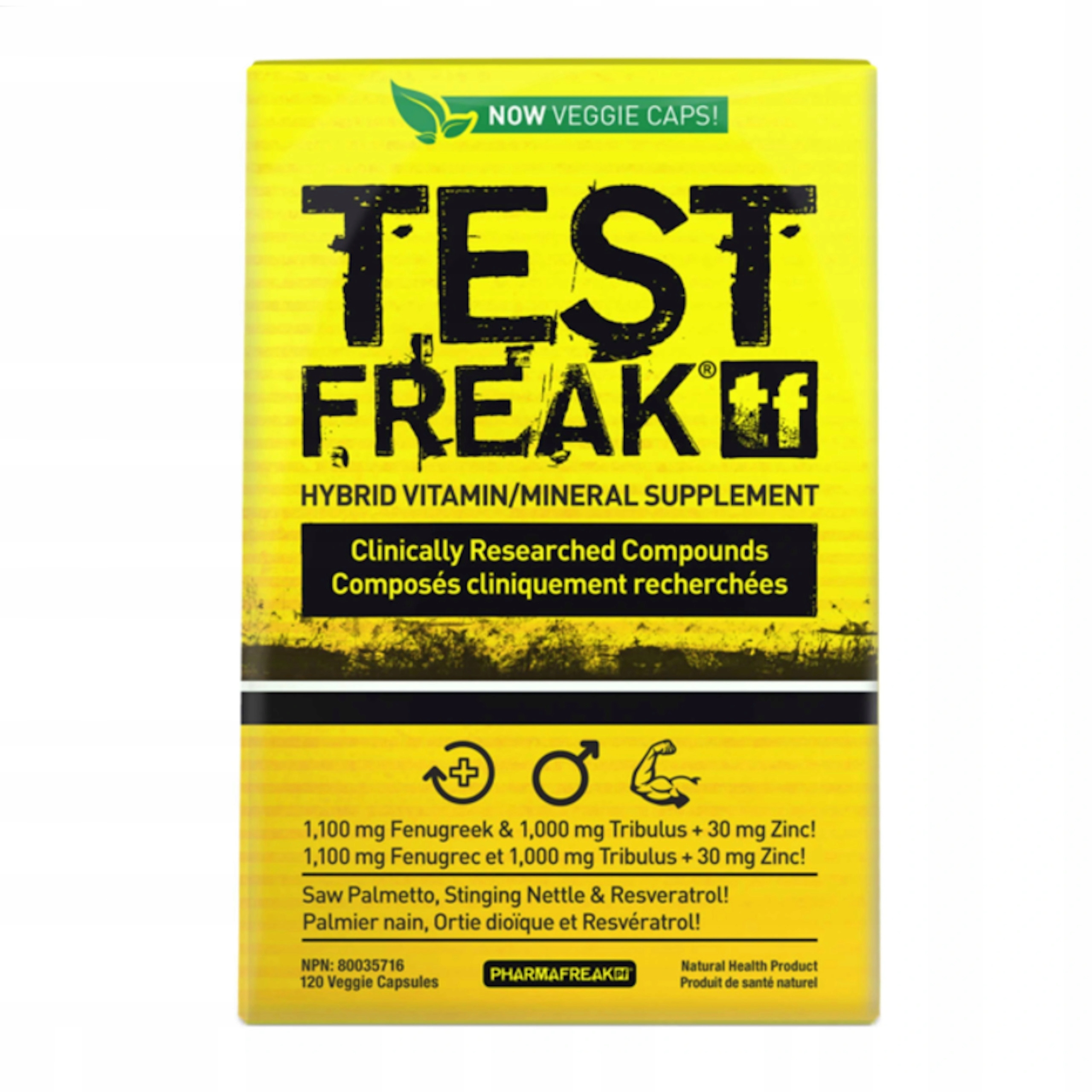Pharma Test Freak 120 Testosteron, Libido, Zma B6