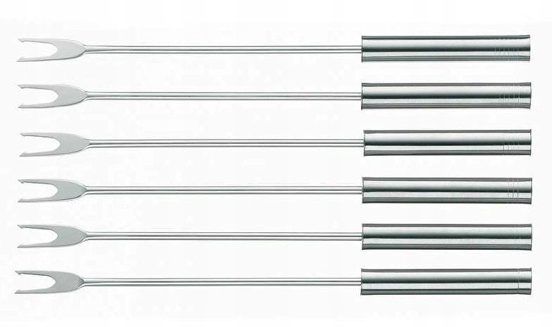 WIDELCZYKI widelce do FONDUE stalowe KELA 6 szt. M1