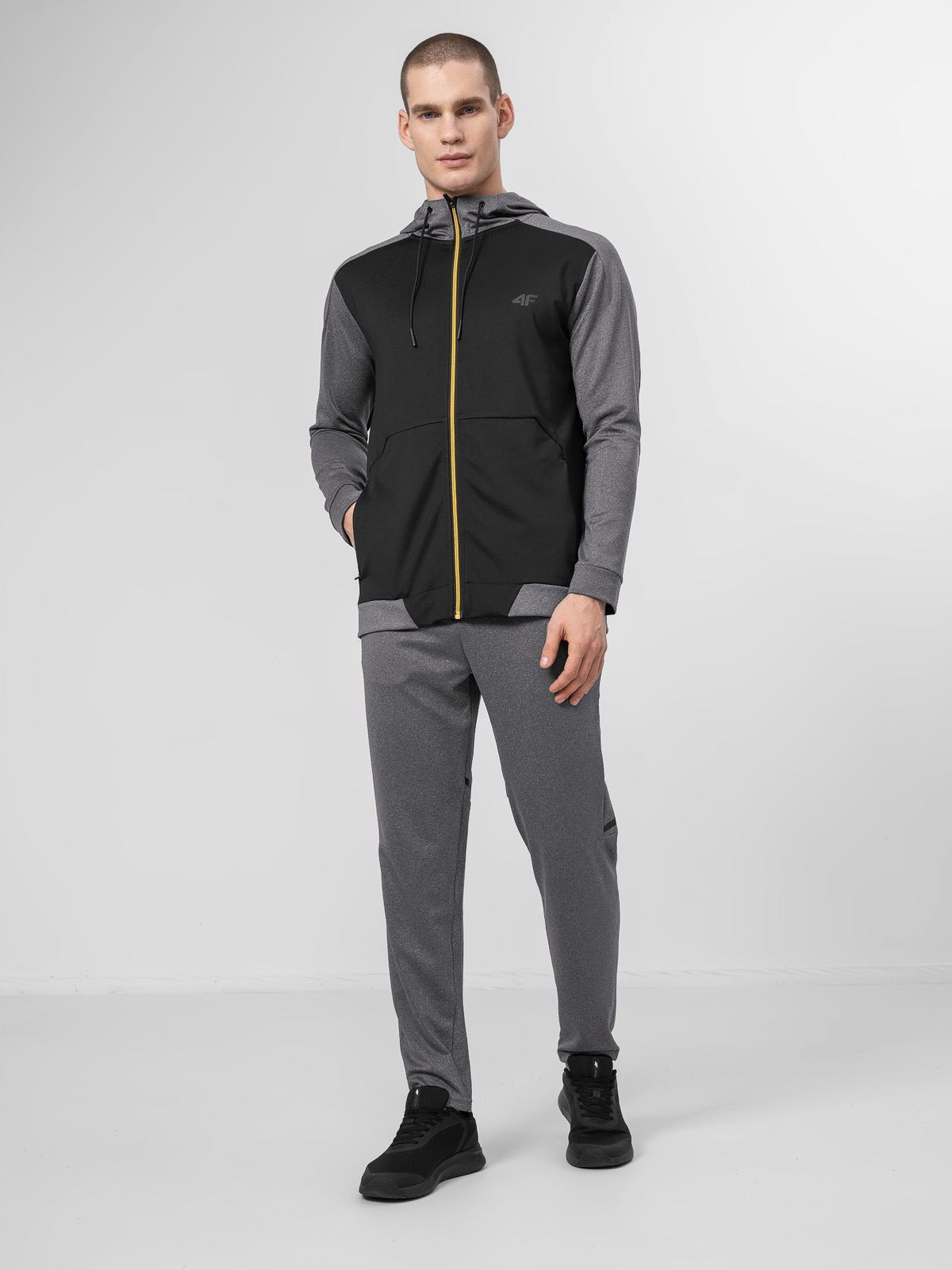 Spodnie Funkcyjne Męskie 4f Spmtr010 Szary, S