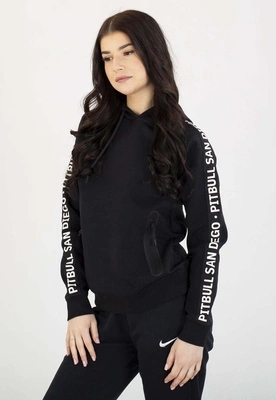 Mikina Pit Bull S Kapucí Explory Tape černá