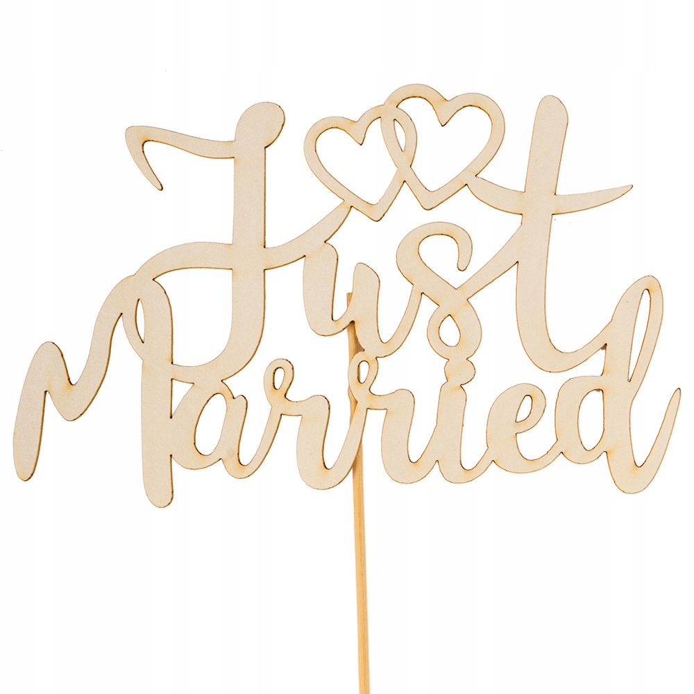 

Topper Na Tort Weselny Beermata Just Married 25cm